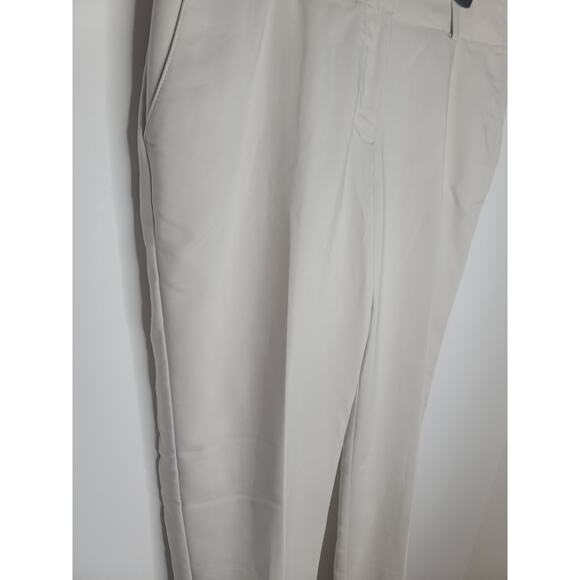 Prologue light cream cotton blend career dress pants - 2 - Picture 2 of 5